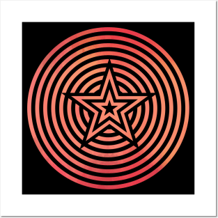 Tribal Star and Circle Posters and Art